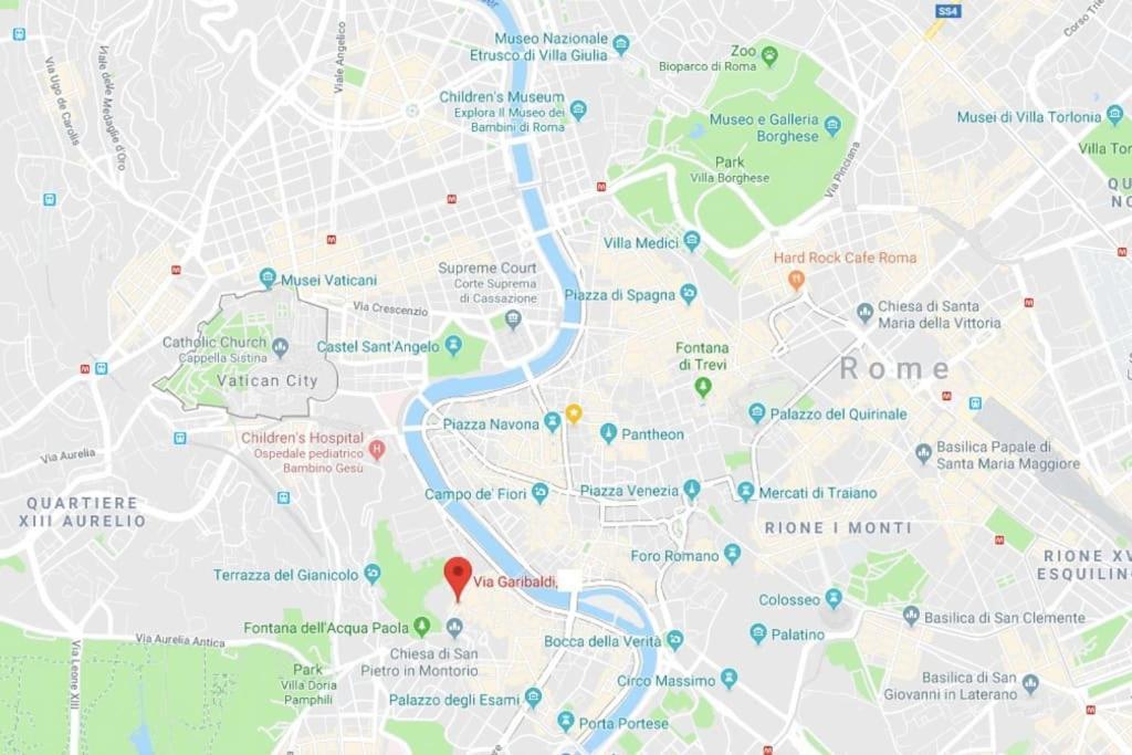 Fascinating Flat - Up To 4 Guests - Trastevere Roma Esterno foto